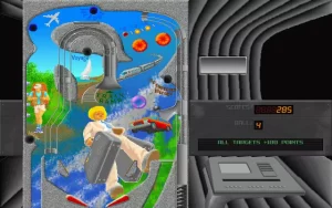DOKA Pinball Gameplay (DOS)