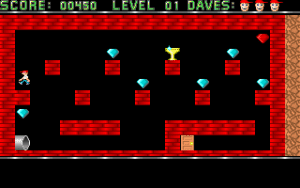 Dangerous Dave Gameplay (DOS)