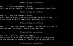 David Ahl's Basic Computer Adventures Gameplay (DOS)