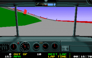 Days of Thunder Gameplay (DOS)