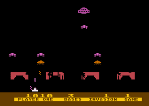 Deluxe Invaders Gameplay (Atari 8-bit)