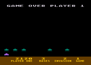 Deluxe Invaders Gameplay (Atari 8-bit)