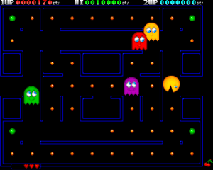 Deluxe PacMan Gameplay (Amiga)