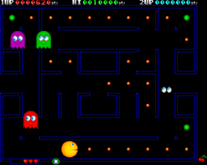 Deluxe PacMan Gameplay (Amiga)