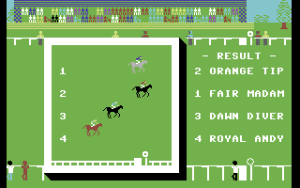 Derby Day Gameplay (Commodore 64)
