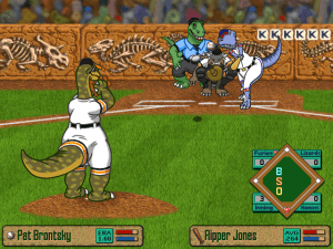 DinoMight Baseball Gameplay (Windows)