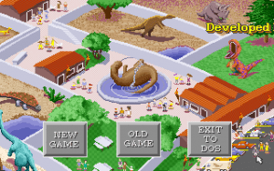 DinoPark Tycoon Gameplay (DOS)