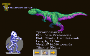DinoPark Tycoon Gameplay (DOS)