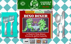 DinoPark Tycoon Gameplay (DOS)