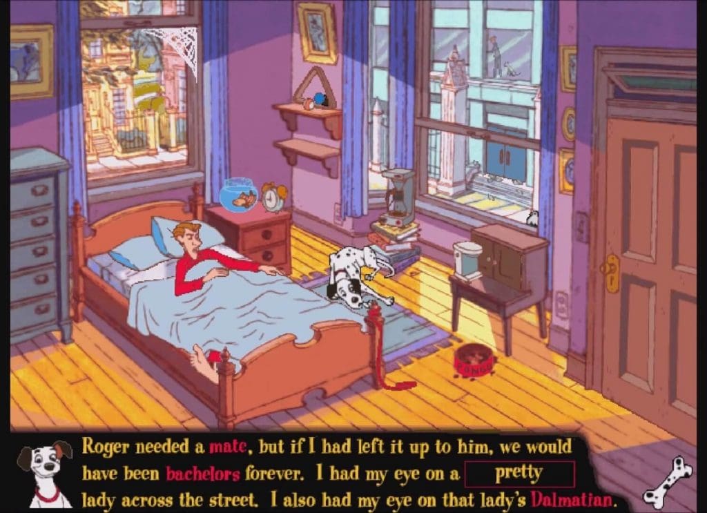 Disney's Animated Storybook: 101 Dalmatians Gameplay (Windows 3x)