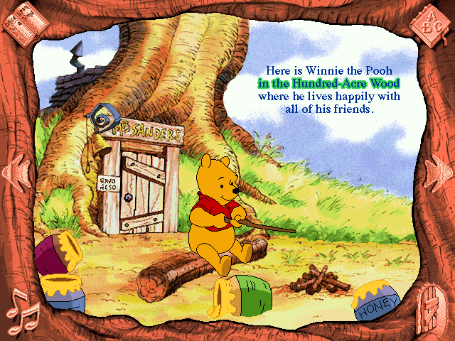 Disney's Animated Storybook: Winnie the Pooh and the Honey Tree Gameplay (Windows)