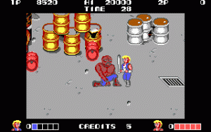 Double Dragon Gameplay (DOS)