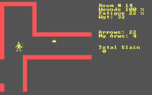 Dunjonquest: Temple of Apshai Gameplay (DOS)