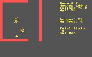 Dunjonquest: Temple of Apshai Gameplay (DOS)