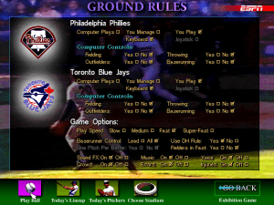 ESPN Baseball Tonight Gameplay (DOS)