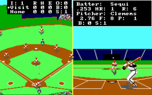 Earl Weaver Baseball Gameplay (DOS)