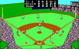 Earl Weaver Baseball Gameplay (DOS)