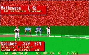 Earl Weaver Baseball II Gameplay (DOS)