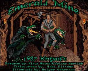Emerald Mine Gameplay (Amiga)