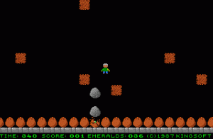 Emerald Mine Gameplay (Amiga)