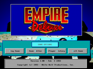 Empire Deluxe Gameplay (DOS)