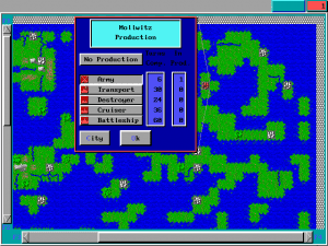 Empire Deluxe Gameplay (DOS)