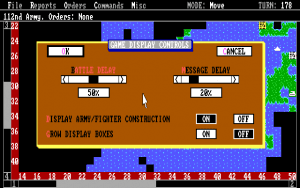 Empire Gameplay (DOS)