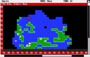 Empire: Wargame of the Century Gameplay (Amiga)