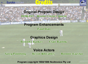 Eureka's World Cricket '99 Gameplay (Windows)