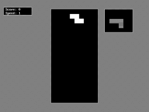F-Tetris Gameplay (DOS)