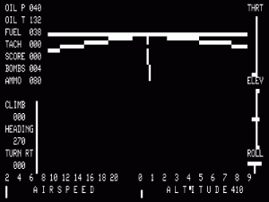 FS1 Flight Simulator Gameplay (TRS-80)