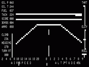 FS1 Flight Simulator Gameplay (TRS-80)