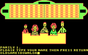 Family Feud Gameplay (DOS)