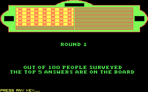 Family Feud Gameplay (DOS)