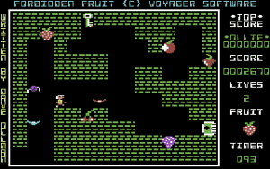 Forbidden Fruit Gameplay (Commodore 64)