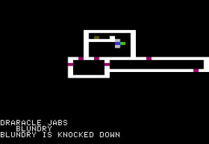 Fracas Gameplay (Apple II)