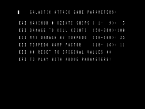 Galactic Attack Gameplay (Apple II)