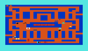 Garden Wars Gameplay (VIC-20)