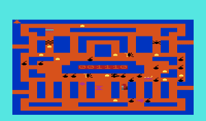 Garden Wars Gameplay (VIC-20)