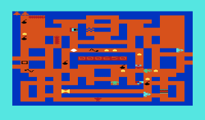 Garden Wars Gameplay (VIC-20)
