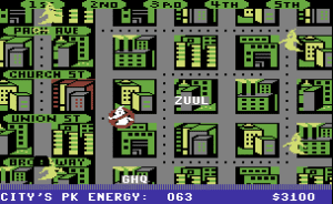 Ghostbusters Gameplay (Commodore 64)