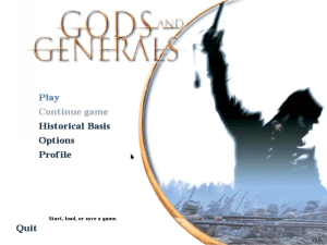 Gods and Generals Gameplay (Windows)