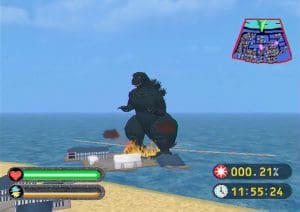 Godzilla Generations Gameplay (Dreamcast)