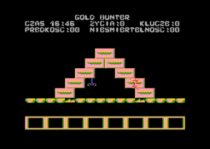 Gold Hunter Gameplay (Atari 8-bit)