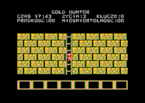Gold Hunter Gameplay (Atari 8-bit)