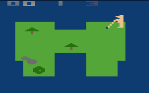 Golf Gameplay (Atari 2600)