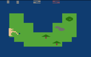 Golf Gameplay (Atari 2600)