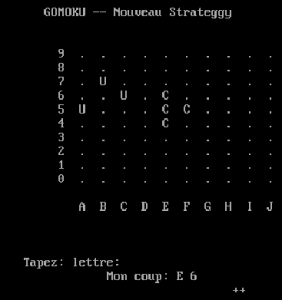 Gomoku Gameplay (DOS)