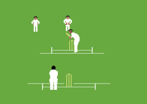 Graham Gooch's Test Cricket Gameplay (Commodore 64)