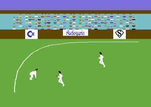 Graham Gooch's Test Cricket Gameplay (Commodore 64)